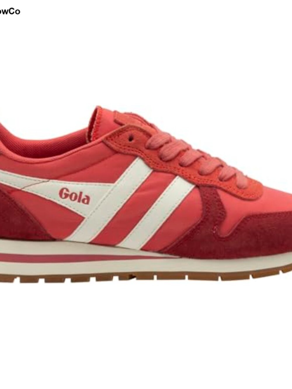 Gola Women's Leather Cross Training Sneakers Breathable Lace-Up Athletic Shoes